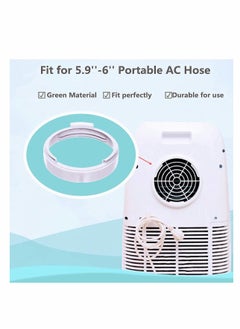 Y&D Portable Air Conditioner Exhaust Hose Coupler Window Adapter A/C Unit Tube Connector Mobile air Conditioning Accessories (5.9 Inch)  - Image 2
