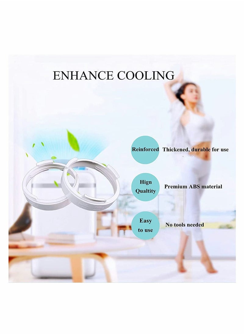Y&D - Portable Air Conditioner Exhaust Hose Coupler Window Adapter A/C Unit Tube Connector Mobile air Conditioning Accessories (5.9 Inch) - Image 1