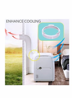 Y&D Portable Air Conditioner Exhaust Hose Coupler Window Adapter A/C Unit Tube Connector Mobile air Conditioning Accessories (5.9 Inch)  - Image 3
