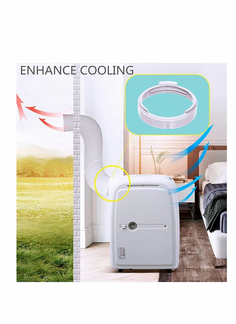 Y&D - Portable Air Conditioner Exhaust Hose Coupler Window Adapter A/C Unit Tube Connector Mobile air Conditioning Accessories (5.9 Inch) - Image 1