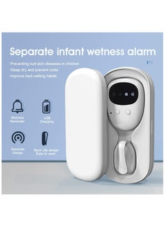 Generic Bedwetting Alarm System USB Rechargeable Potty Alarm with Sound and Strong Vibration Bed-wetting Enuresis Sensor with 3 Reminder Modes for Kids Adults Elderly  - Image 3