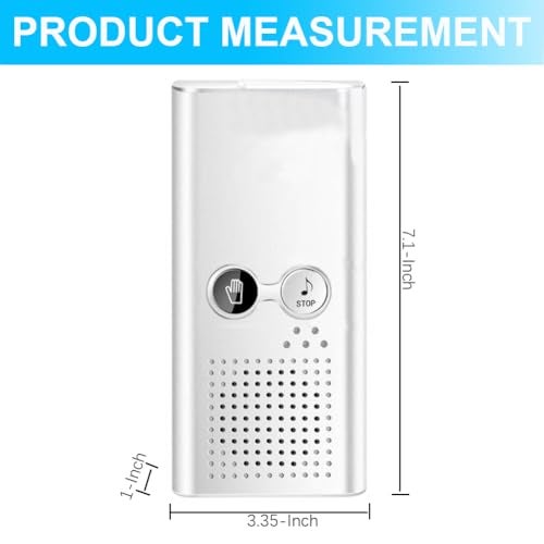 KiaoTime Bathroom White Noise Machine for Privacy - Bathroom Noise Blocker - Toilet Restroom Sound Machine of Running Water with Birds Chirping Songs for Privacy - Image 2