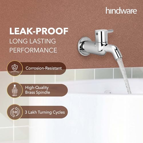 Hindware F280002CP Bib Cock Flora with Chrome Finish - Image 4