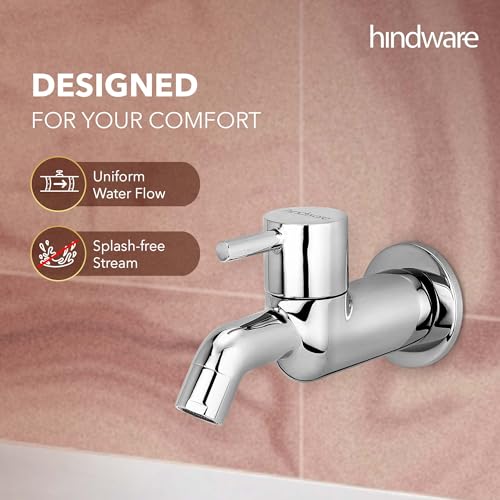 Hindware F280002CP Bib Cock Flora with Chrome Finish - Image 3