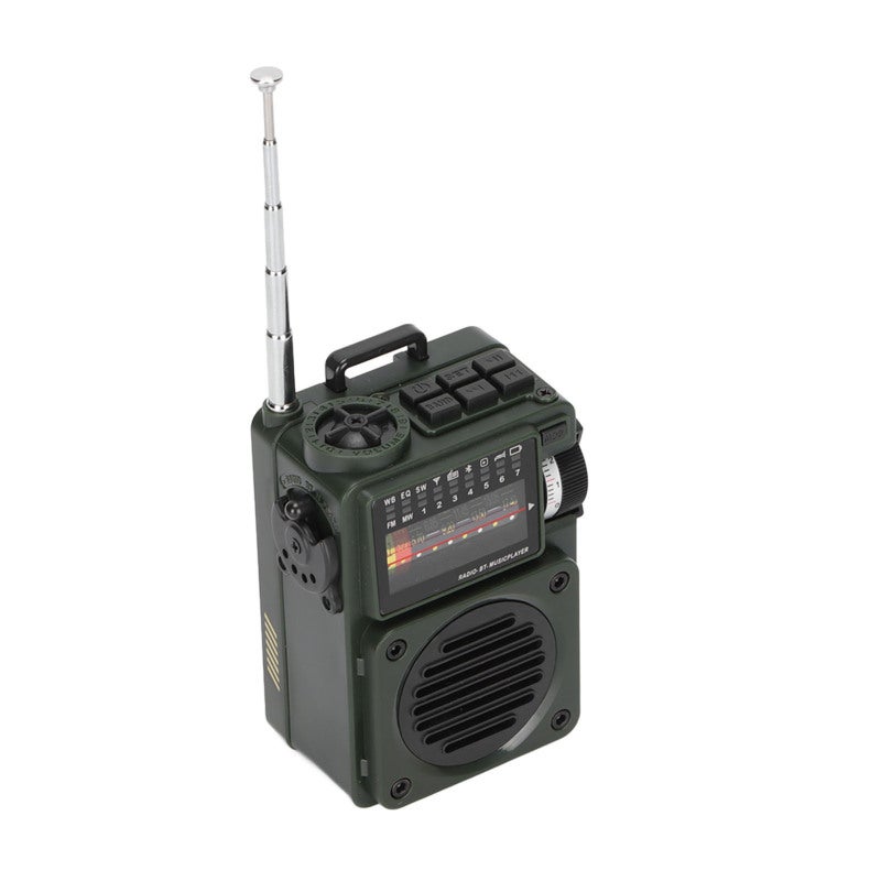 Portable Bluetooth Radio: 3W 1000mAh Lithium Battery - Loud 120+ Decibels Full Band Radio with NOAA Reception for Elderly Users Travel Outdoor Use - Image 4