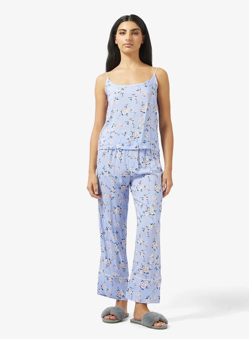 ELLA Printed Cami Top & Pant Set