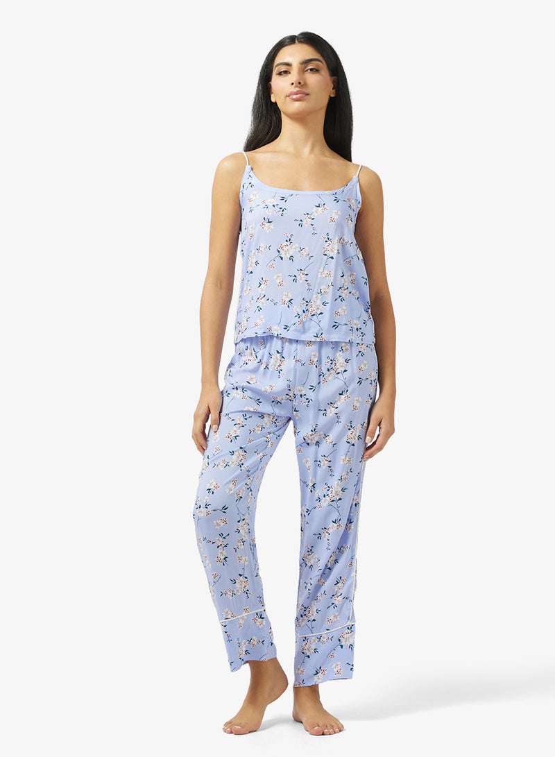 ELLA Printed Cami Top & Pant Set - Image 1