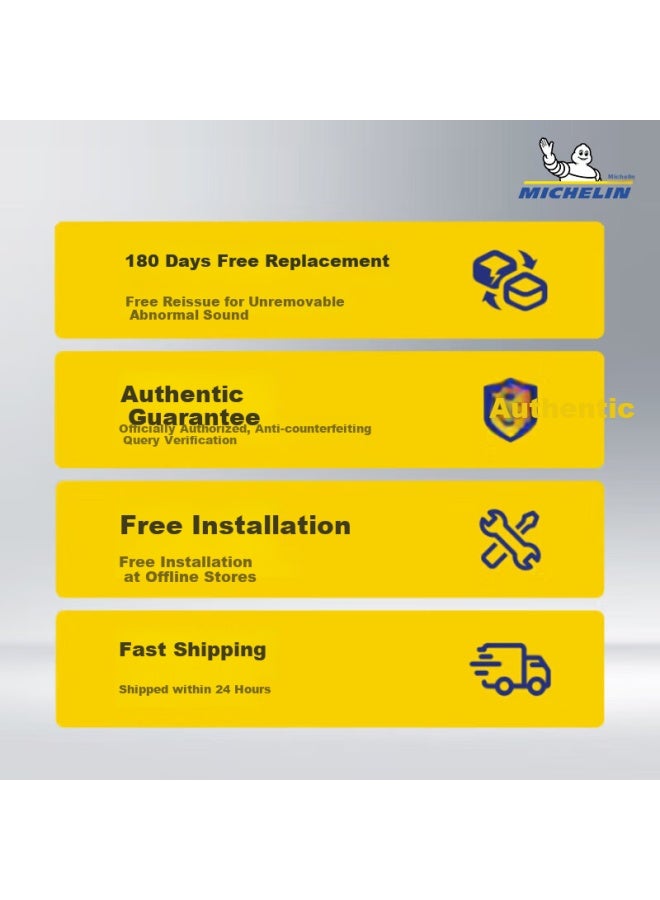 Michelin (Michelin) Visionless Windshield Wiper Blades Compatible With Huachen Bmw 5 Series 18-25, Ford Focus 19-25 - Image 2