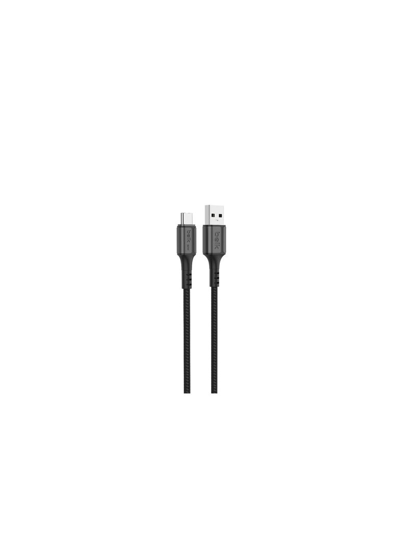 بيلك كابل شحن Type-C إلى Type-USB-A بقوة 18 واط بطول 3 متر– شحن متين وسريع - Image 5