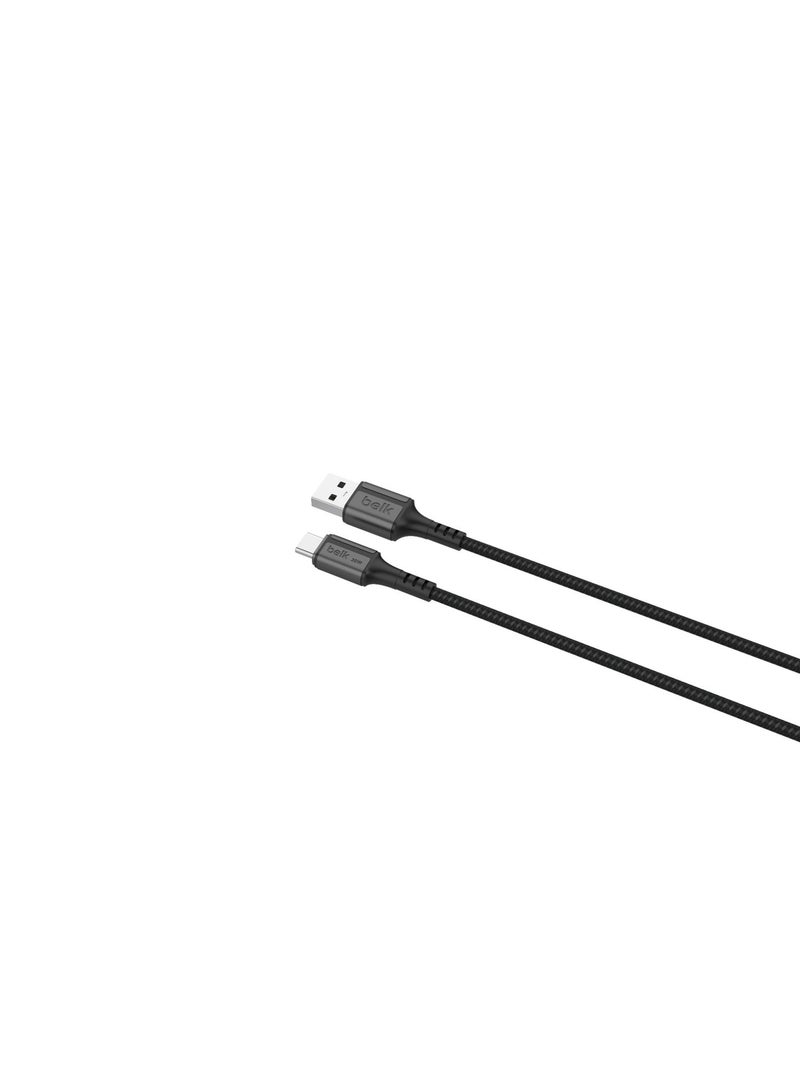 بيلك كابل شحن Type-C إلى Type-USB-A بقوة 18 واط بطول 3 متر– شحن متين وسريع - Image 3