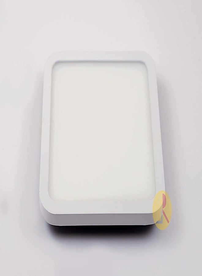 RADIANT LED Rimeless | Trimless Panel Square Celing Light (Warm White - 3000K, 15Watt, Outer - 5.7 Inches) - Image 1