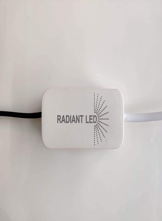RADIANT LED Rimeless | Trimless Panel Square Celing Light (Warm White - 3000K, 15Watt, Outer - 5.7 Inches) - Image 4