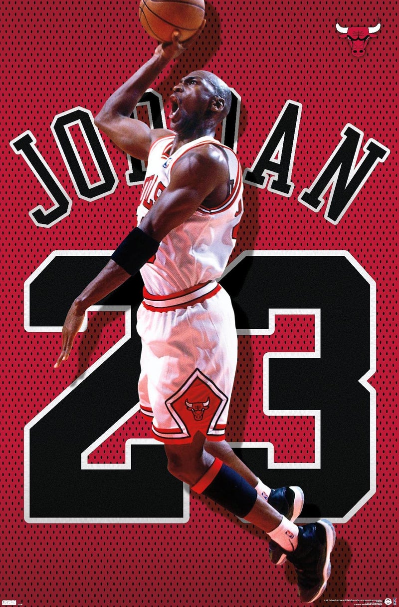 Trends International Trends International Michael Jordan  Jersey Wall Poster 22375 x 34 Unframed Version