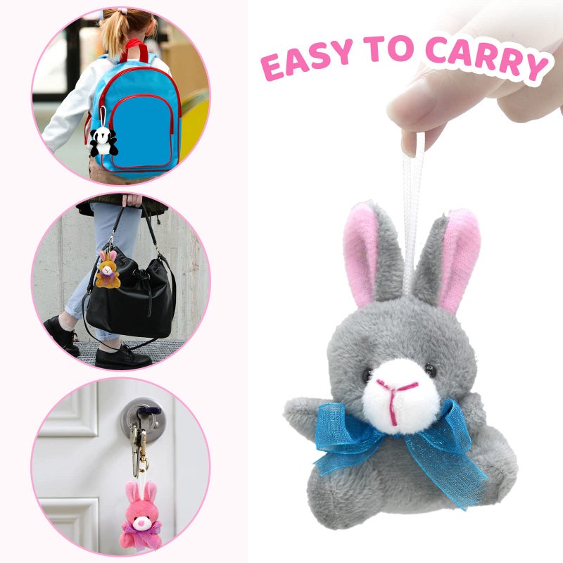 CH HAICHENG 12PCS Filled Easter Eggs with Plush Animal Toys Inside, Prefilled Easter Eggs for Easter Eggs Hunt, Easter Basket Stuffers Fillers, Easter Classroom Prize Supplies - Image 5