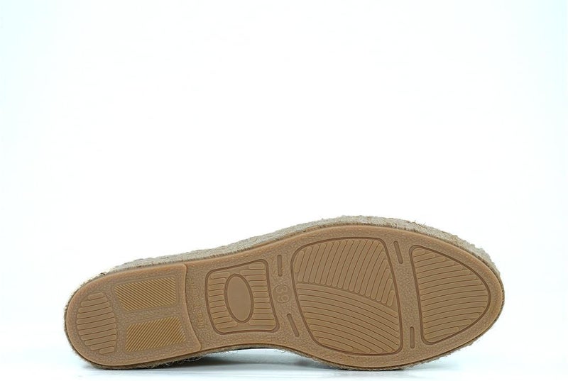 HUSH PUPPIES Offwhite Leather Espadrille Slip-Ons - Image 5