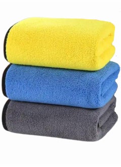 MOTRK MOTRK Microfiber Towels for Car Home Kitchen Glass Window Drying Cleaning Cleaning Cleaning Cloth | Kitchen Dish Towel Car Wash Cleaning Rag (Colorful, 30 * 40 300g)  - Image 1