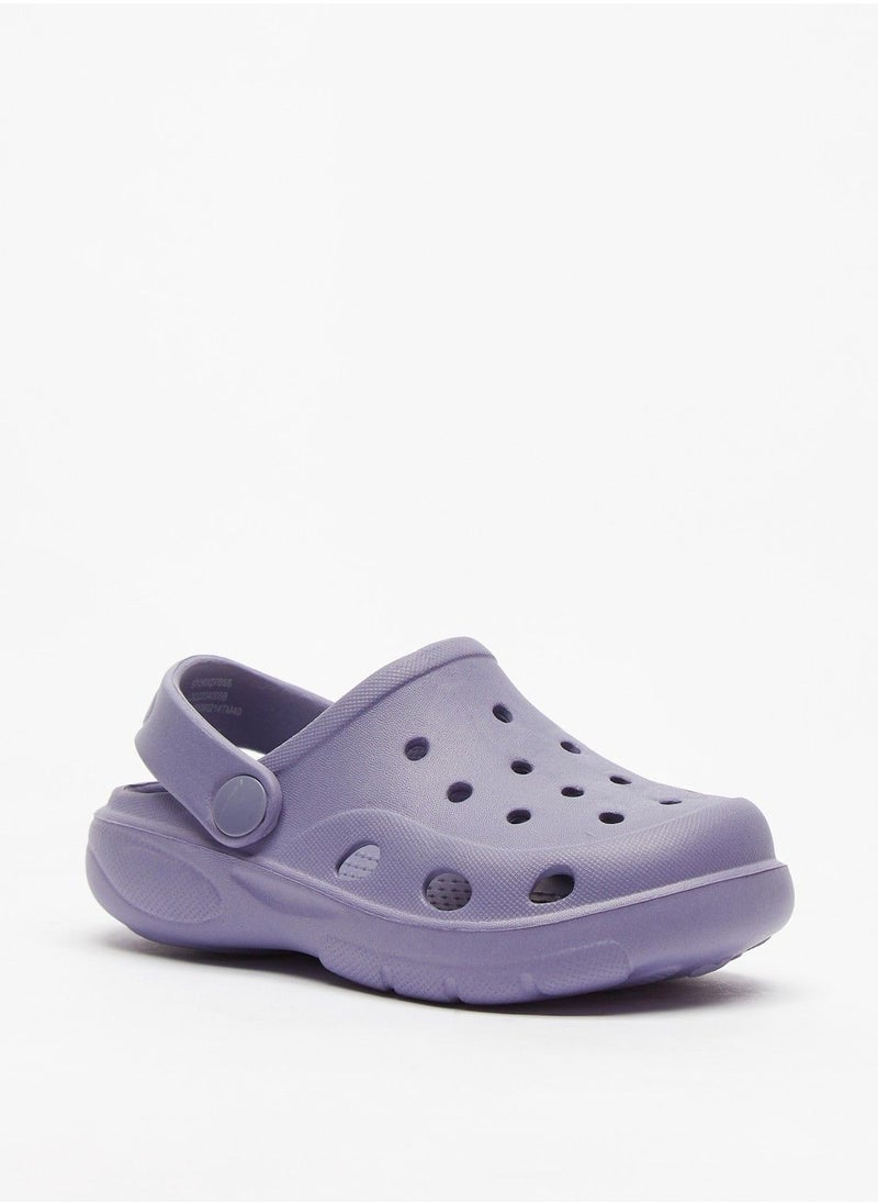 shoexpress - Textured Clogs with Back Strap - Image 1