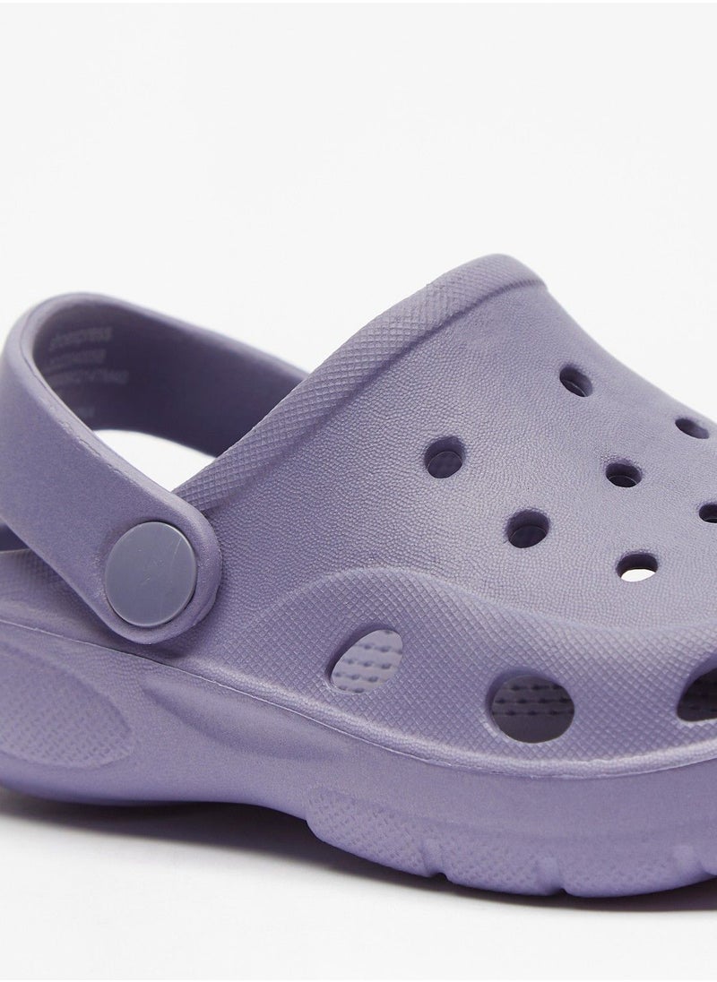 shoexpress - Textured Clogs with Back Strap - Image 1