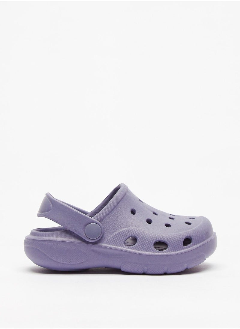 shoexpress - Textured Clogs with Back Strap - Image 1