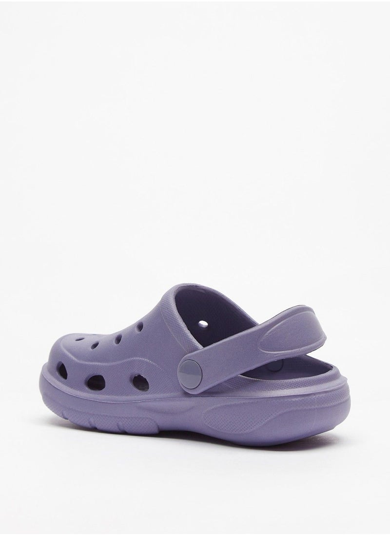 shoexpress - Textured Clogs with Back Strap - Image 1