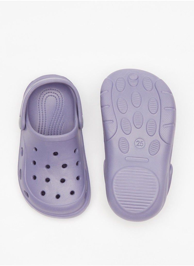 shoexpress - Textured Clogs with Back Strap - Image 1