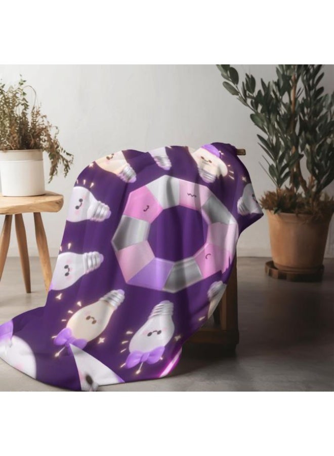 general Wisdom Fairy (latest) flannel thin blanket (warm and comfortable, suitable for sleep, game use, dust and sandproof) 150cm*200cm - 103 - Image 3