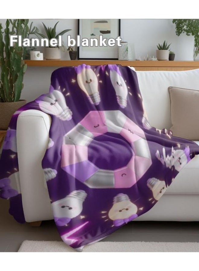 general Wisdom Fairy (latest) flannel thin blanket (warm and comfortable, suitable for sleep, game use, dust and sandproof) 150cm*200cm - 103 - Image 4