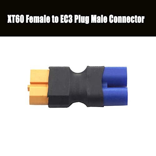 FLY RC 4pcs Male EC3 to Female XT60 Adapter Wireless Connector for RC FPV Drone Car Lipo NiMH Battery Charger ESC - Image 5