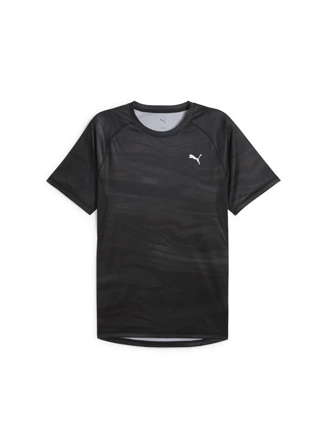 Puma PUMA Black VELOCITY All-Over Print Running Tee Men for Men | Best Price UAE