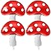 BENOSPACE 4 Pcs Mushroom Balloons Garden Tea Party Fairy Theme Toadstool Foil Balloon Thanksgiving Autumn Fall Mylar Balloons Decorations Forest Plant Party Supplier for Baby Shower Wedding Birthday - Image 3