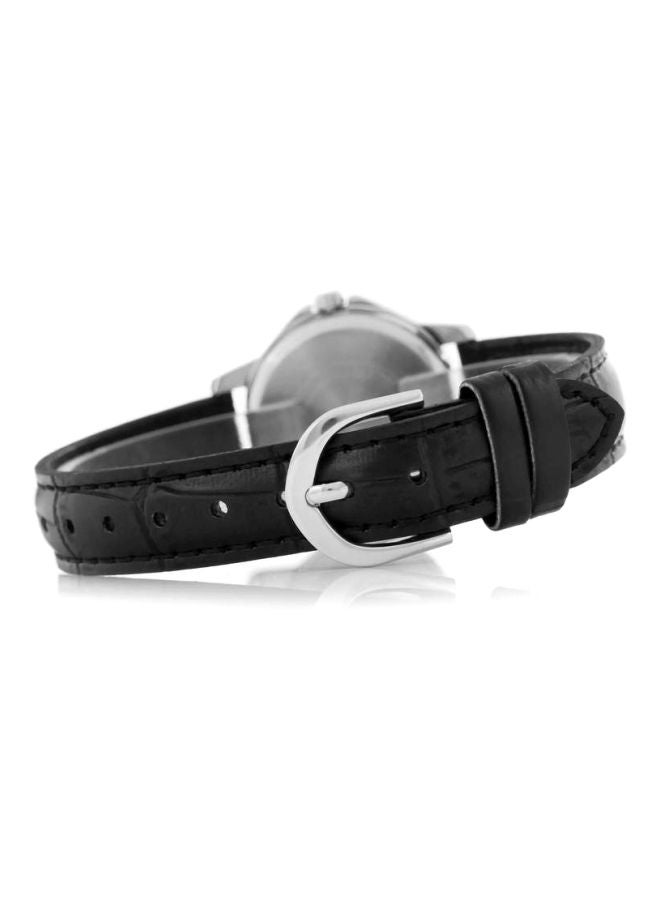 CASIO Women Leather Analog Wrist Watch LTP-V004L-7A - 30 mm - Black - Image 5