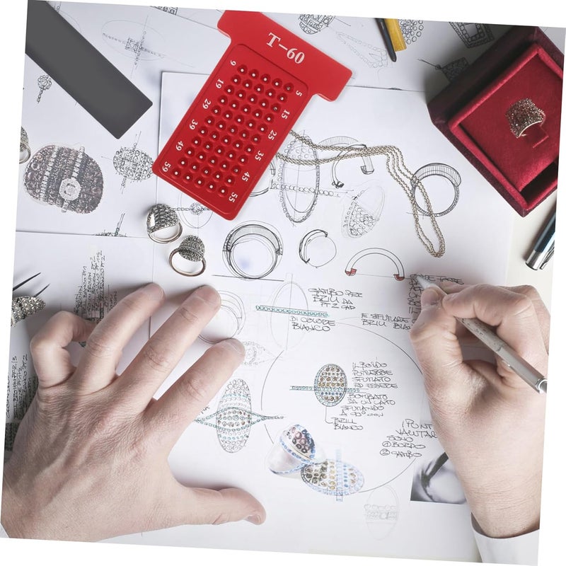 Aluminum Alloy T Type Scriber Precision Ruler For Woodworking Hole Positioning - Image 4