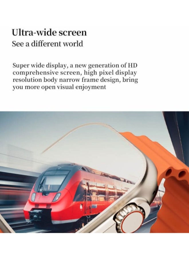 ساعة ذكية X9 Pro series9 45 AMOLED - 4 أحزمة