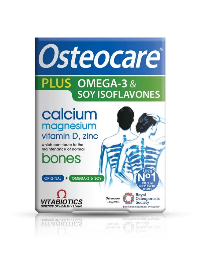 Osteocare Vitabiotics Osteocare Plus 2-In-1 Formula - Calcium 800Mg With Vitamin D3, Magnesium, Zinc, And Omega-3 | Bone Health And Immunity Multivitamin Supplement For Men And Women - 90 Tablets - Image 1