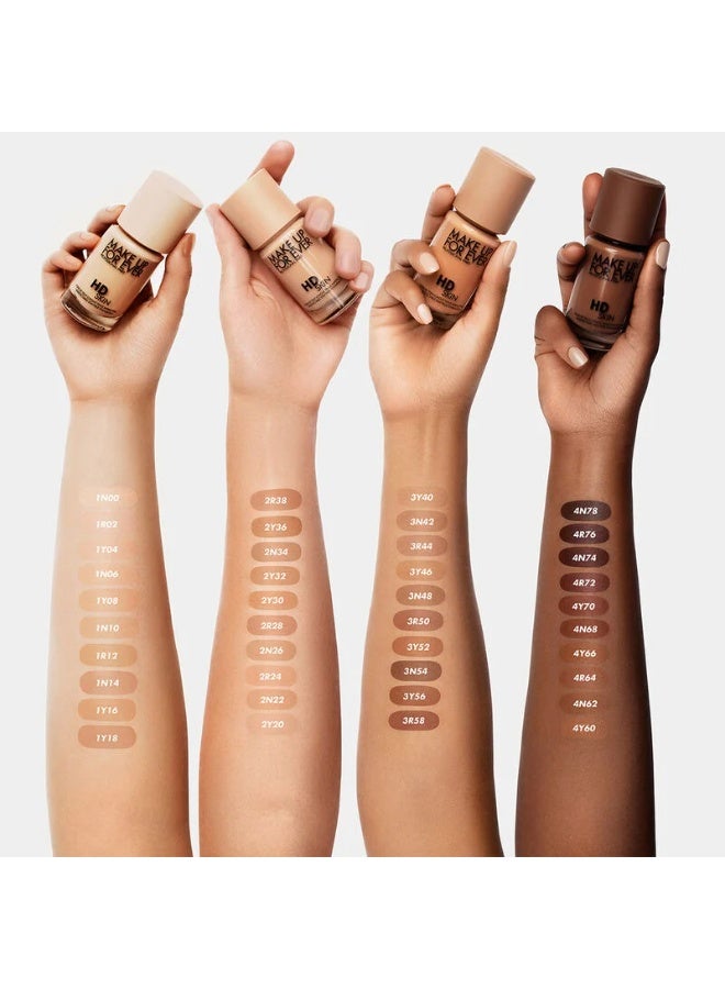 MAKE UP FOR EVER HD Skin Foundation - 2Y32 Warm Caramel - Image 4