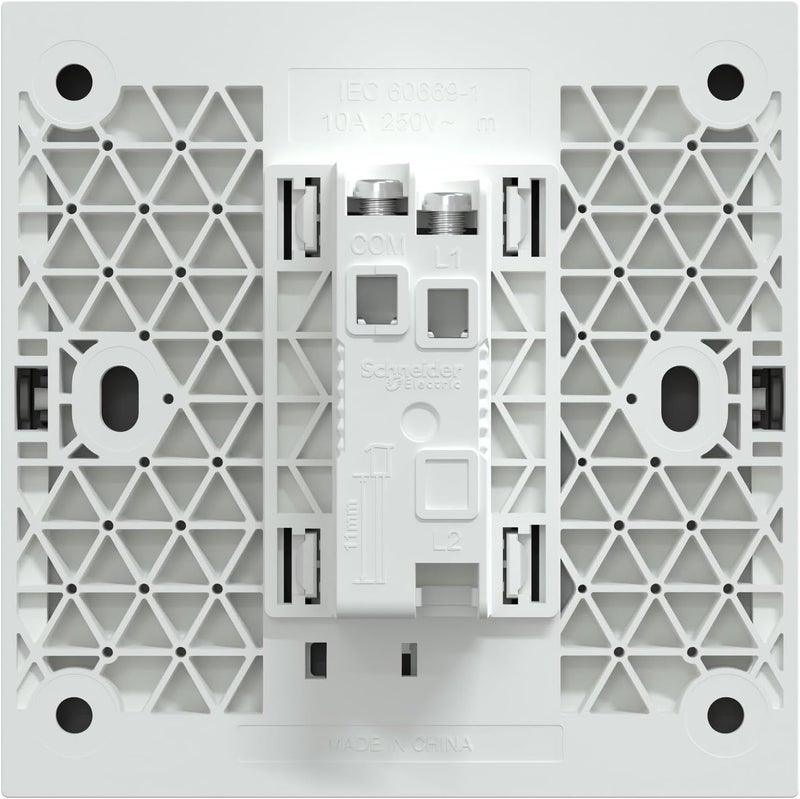 Schneider Electric AvatarOn C 10A Momentary Switch - Dark Grey - Image 5