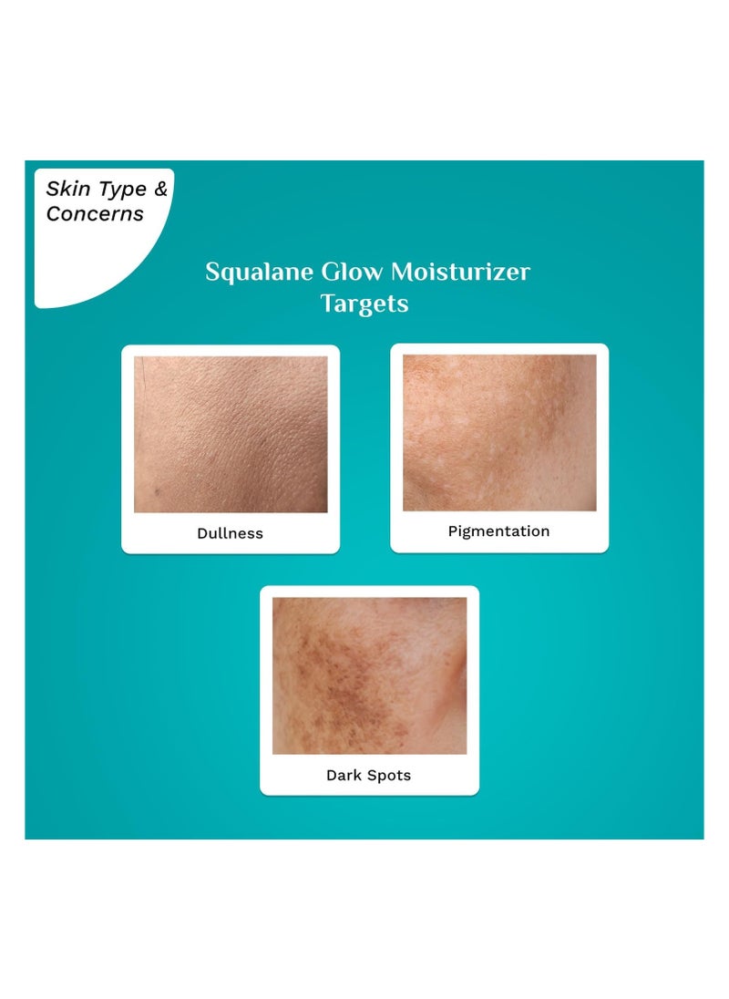 PILGRIM - Pilgrim Squalane Plant Glow Moisturizer for face with Niacinamide & Vitamin C | Moisturizer for dry skin hydration | Face moisturizer with vitamin c for glowing skin | Non-greasy | 50 gm - Image 1