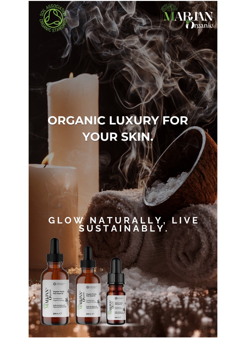 MARJAN ORGANIC - Premium Organic Prickly Pear Seed Oil 20 ml – Natural Glow & Skin Care - Image 1