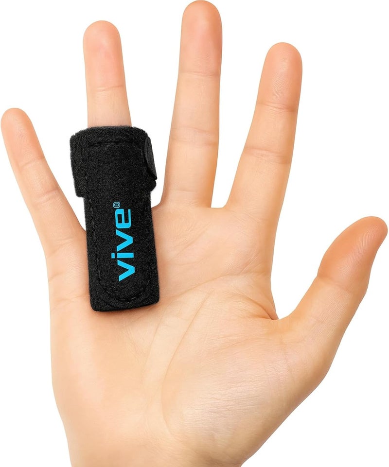 Vive Trigger Finger Splint  Support Brace for Middle Ring Index Thumb Pinky and Hands  Straightening Curved Bent Locked Stenosing Tenosynovitis Tendon Lock Release Knuckle Stabilizer  HSAFSA - Image 1