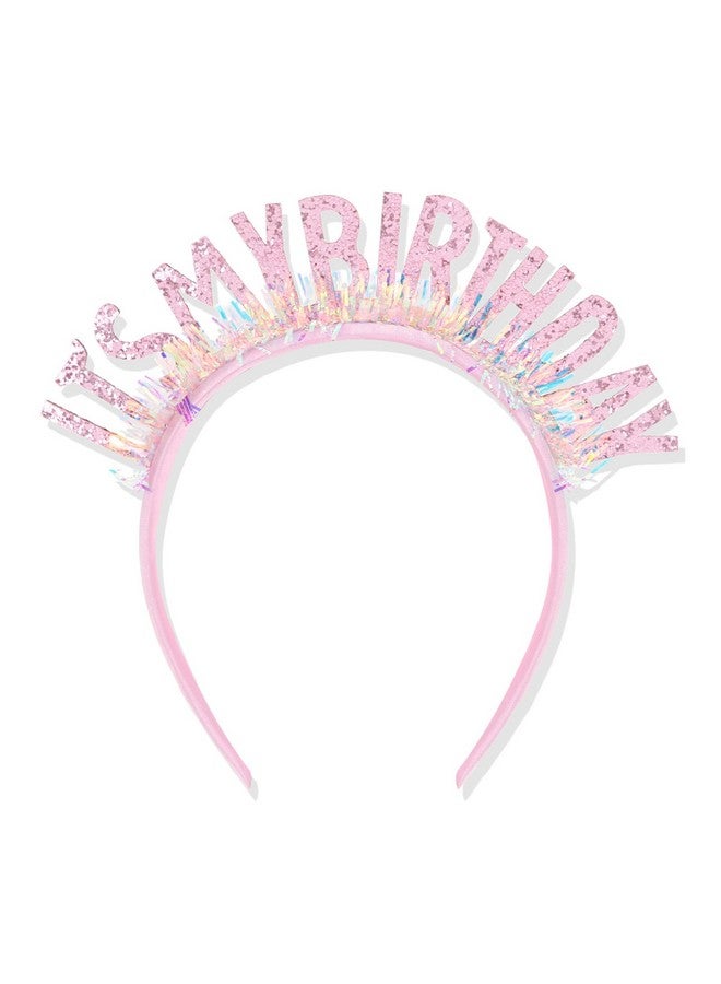 كافتي تاج عيد ميلاد CAVETEE للنساء، عصابة رأس عيد ميلاد للفتيات، عصابة رأس عيد ميلاد للفتيات، تاج عيد ميلاد للنساء البالغات، عصابة رأس عيد ميلادي للفتيات، زينة عيد ميلاد سعيدة (وردي) - Image 1