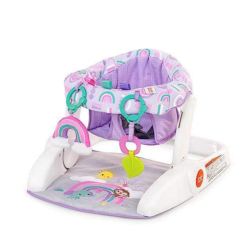 Bright Starts Bright Starts LearntoSit 2Position Baby Floor Seat with Toys Unisex 412 Months Purple Paradise