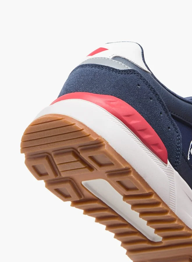 لي كوبر Men's Panelled Lace-Up Sneakers