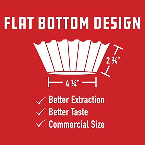Big Joe® Large Coffee Filters (500 Count) - Tall Walled Commercial Coffee Filters (4 ¼ Inch base, 2 ¾ Inch Walls, 9 ¾ Inch Laying Flat) - Compatible with BUNN and 12-Cup Home & Commercial Machines - Image 2