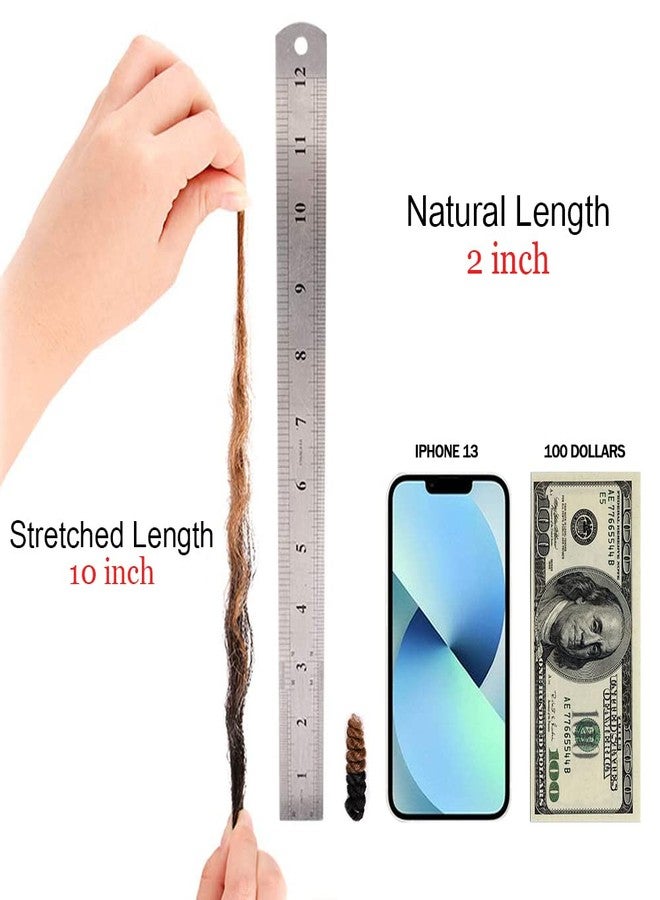 MIMAN 5 Packs 10 Inch Short Crochet Hair Braiding 8MM Curly Crochet Braids Synthetic Hair Extension for Women DIY Mohawk Afro Braided Hairstyle (Black to Blonde #1B/27) - Image 2