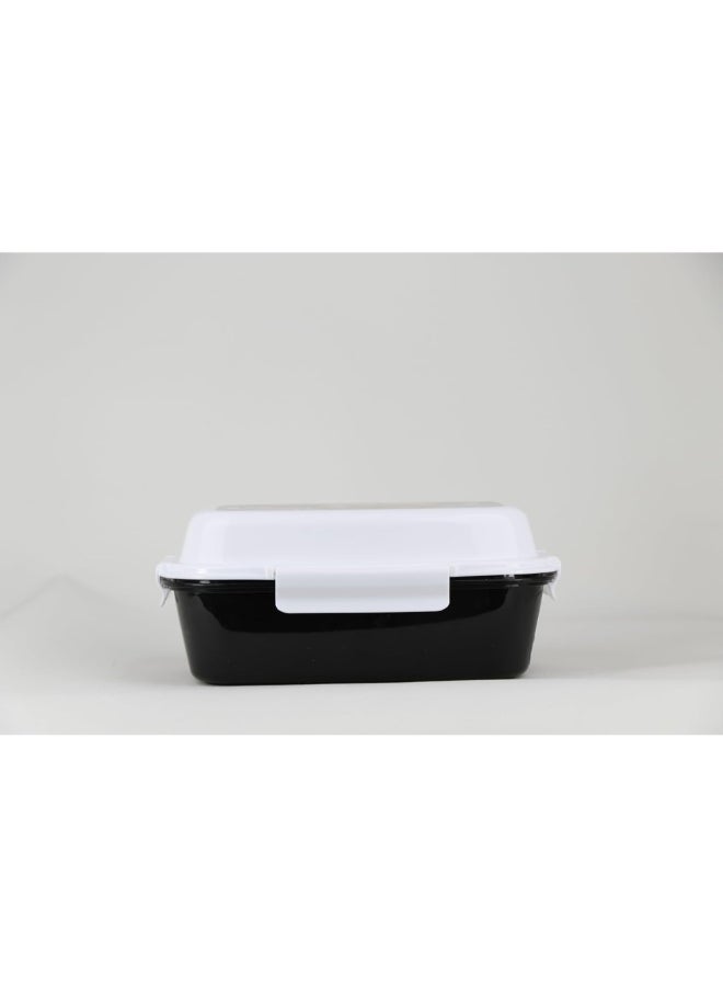 SunCe Marvel Spiderman 4-Clip Closure Lunch Box Black and White 5.9 x 3.54 x 8.66 Inch SUNS-4404MSL  - Image 4