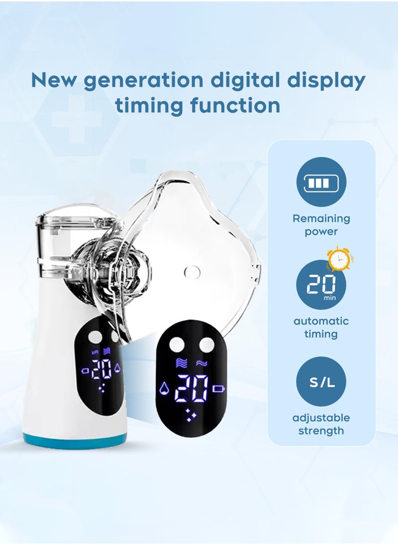 Generic - Nebulizer Machine for Adults And Kids Portable Mask, Spacer, Desktop Asthma Compressor And Jet - Image 1