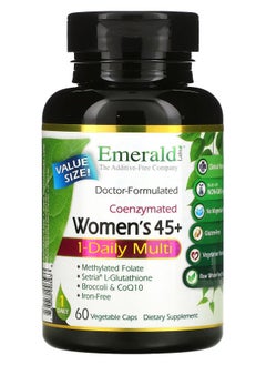 Emerald Laboratories Coenzymated Women's 45+ 1-Daily Multi 60 Vegetable Caps 