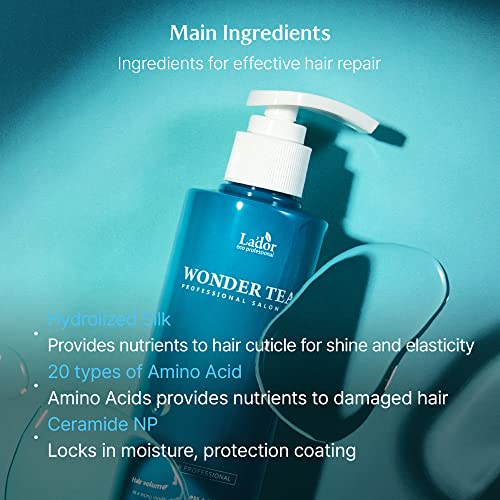 LADOR Wonder Tear - 50 Seconds Moisture Bonding Clinic Treatment - 250ml | Deep Conditioning Hair Treatment for Dry, Frizzy, Damaged Hair | Instant Softening Formula for Smooth, Shiny & Tangle-Free Hair - Image 3