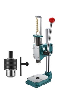 Generic Soiiw Leather Hole Puncher Hand Punching Machine Heavy Duty Manual Press Puncher Punch Tools for DIY Leather Craft Punching Holes with 1.5-13mm Clamping Chuck  - Image 1