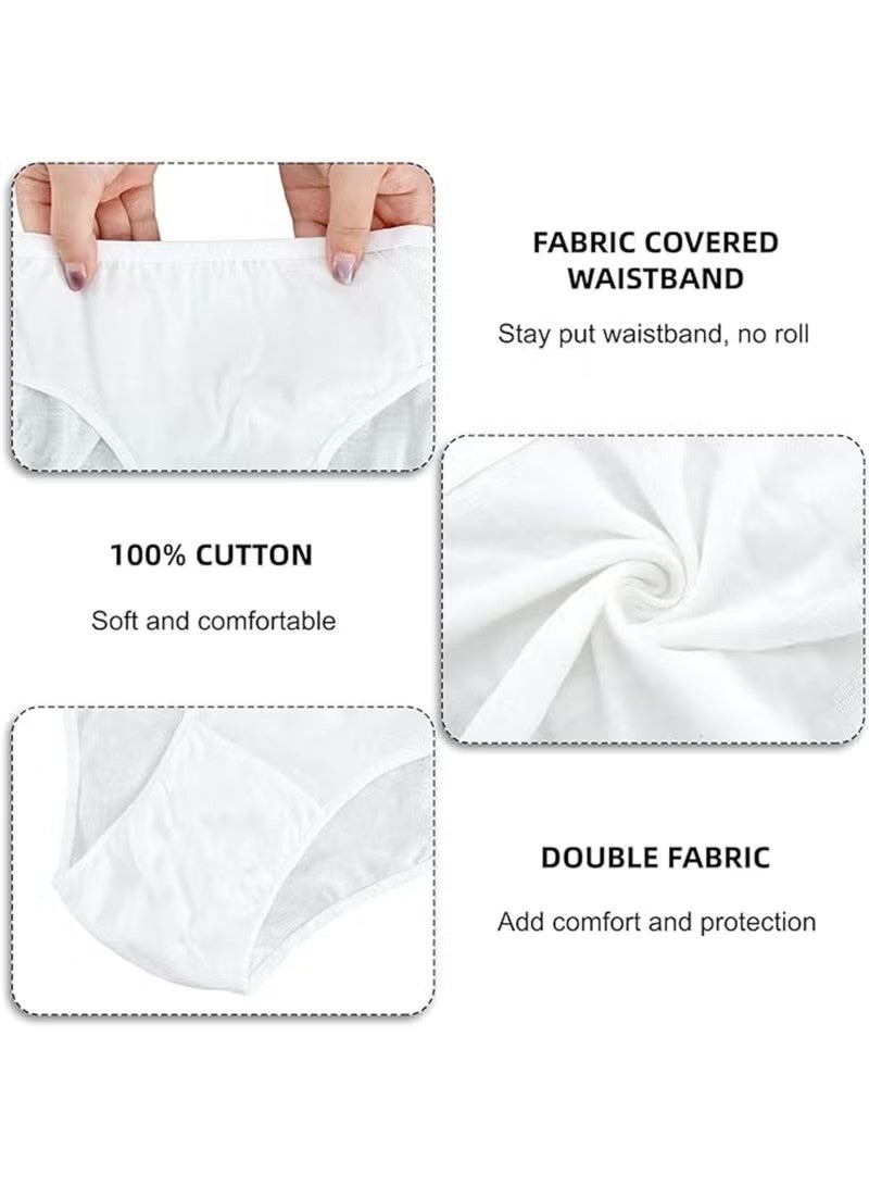 10 قطع ملابس داخلية نسائية للاستخدام مرة واحدة، بكيني عملي للسفر والفنادق والمنتجعات الصحية والإقامة في المستشفى وحالات الطوارئ - Image 5